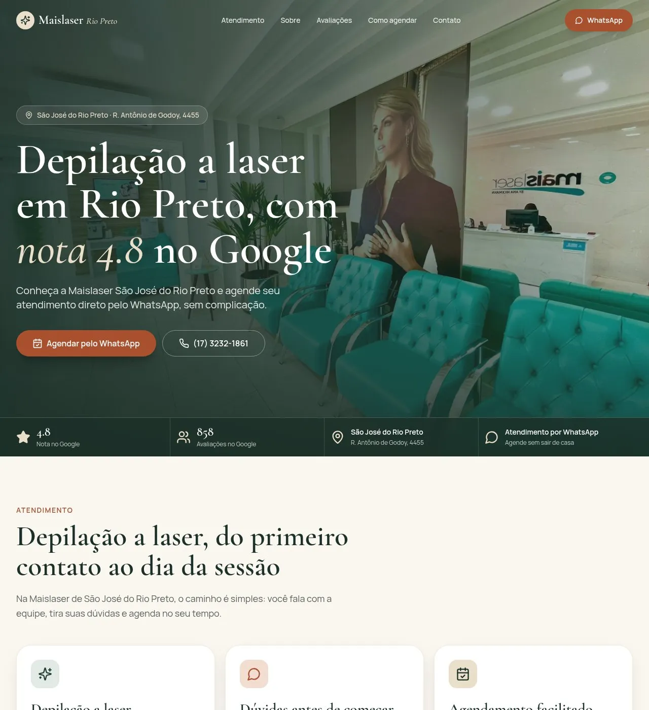 Site gerado pela IA para Maislaser Rio Preto, Depilação a laser · Rio Preto